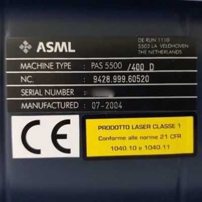 ASML二手i-line光刻机PAS 5500/400D现货供应