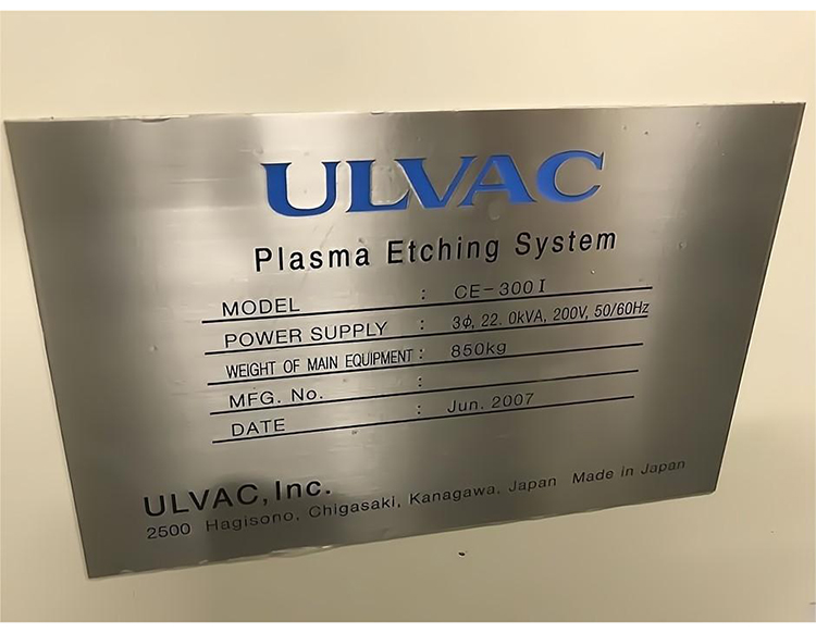 ULVAC CE-300I二手刻蚀机现货供应