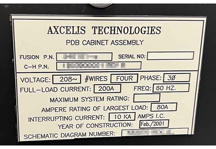 AXCELIS / FUSION ES3二手刻蚀机现货